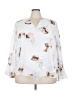 Alfani 100% Polyester White 3/4 Sleeve Blouse Size 3X - photo 1