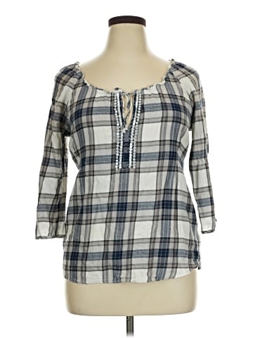 Aeropostale 3/4 Sleeve Blouse (view 1)