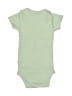 Unbranded 100% Cotton Solid Green Short Sleeve Onesie Size 0-3 mo - photo 2