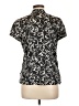 Style&Co Black Short Sleeve Blouse Size 12 Petite - photo 2