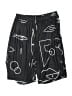 Shein Graphic Black Shorts Size S - photo 1