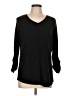 Faded Glory Black 3/4 Sleeve Top Size L - photo 1
