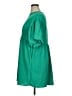 Assorted Brands 100% Polyester Solid Green Casual Dress Size XL (estimated) - photo 5