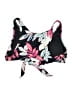 Cupshe Tropical Black Swimsuit Top Size 2X - photo 2