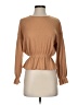 Forever 21 Tan Long Sleeve Blouse Size S - photo 1
