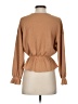 Forever 21 Tan Long Sleeve Blouse Size S - photo 2