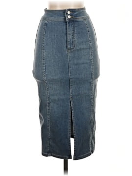We the Free Denim Skirt (view 1)