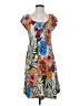 Unbranded Tropical Gray Casual Dress Size S (estimated) - photo 1