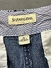 St. John's Bay Chevron-herringbone Blue Denim Shorts Size 10 - photo 3