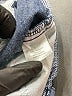 St. John's Bay Chevron-herringbone Blue Denim Shorts Size 10 - photo 4
