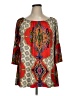 Voll Orange 3/4 Sleeve Blouse Size XL - photo 1