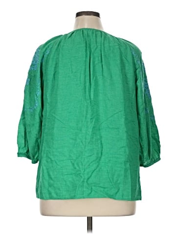 J.Jill 3/4 Sleeve Blouse (view 2)
