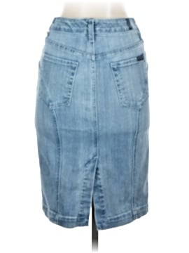 7 For All Mankind Denim Skirt (view 2)