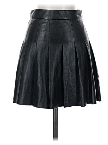 Sunday Best Faux Leather Skirt (view 1)