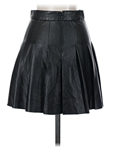 Sunday Best Faux Leather Skirt (view 2)
