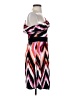 Wrapper Graphic Pink Cocktail Dress Size S - photo 4