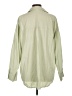 Cotton On Solid Green 3/4 Sleeve Button-Down Shirt Size L - photo 2