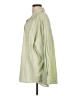 Cotton On Solid Green 3/4 Sleeve Button-Down Shirt Size L - photo 5