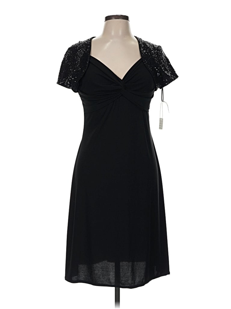 Pre-owned R & M Richards Cocktail Dress In Black