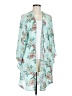 Torrid 100% Rayon Teal Kimono Size Med Plus (00) - photo 1