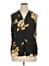 Adrienne Vittadini 100% Polyester Black Sleeveless Blouse Size XL - photo 1