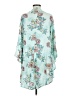 Torrid 100% Rayon Teal Kimono Size Med Plus (00) - photo 2