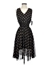 En Focus Studio 100% Polyester Polka Dots Black Cocktail Dress Size 4 - photo 1