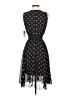En Focus Studio 100% Polyester Polka Dots Black Cocktail Dress Size 4 - photo 2