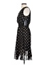 En Focus Studio 100% Polyester Polka Dots Black Cocktail Dress Size 4 - photo 5