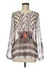 Daniel Rainn White Long Sleeve Blouse Size M - photo 1