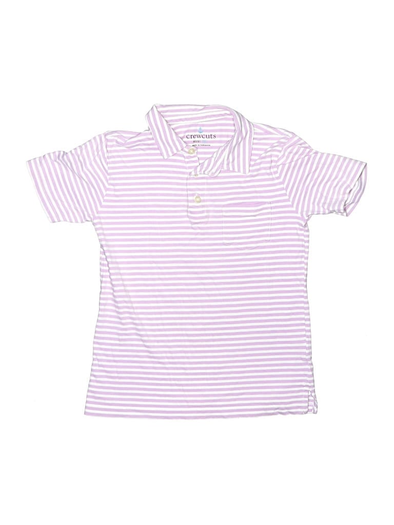 Pre-owned Crewcuts Kids' Short Sleeve Top Purple Tops