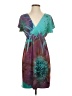 Ester Tie-dye Teal Cocktail Dress Size S - photo 1