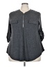a.Jesdani Gray 3/4 Sleeve Top Size 4X (estimated) - photo 1