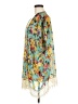 LA Hearts 100% Polyester Teal Kimono One size - photo 5