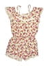 Assorted Brands Floral Yellow White Romper Size 10 - photo 1