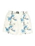 Assorted Brands 100% Polyester Floral Ivory Shorts Size 2X - photo 2