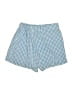 Shein Checkered-gingham Blue Shorts Size S - photo 2