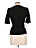 FRAME 100% Viscose Black Short Sleeve Top Size L - photo 2