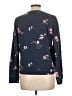 Lucky Brand Floral Blue Pullover Sweater Size L - photo 2