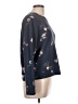 Lucky Brand Floral Blue Pullover Sweater Size L - photo 4