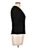 FRAME 100% Viscose Black Short Sleeve Top Size L - photo 4