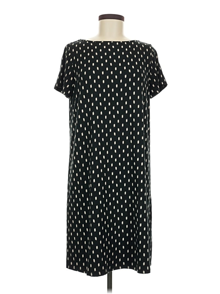 Pre-owned Jjill Casual Dress In Black