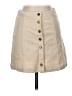 Forever 21 Solid Tan Black Casual Skirt Size S - photo 1