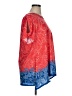 Ruby Rd. 100% Polyester Paisley Red Short Sleeve Blouse Size 1X - photo 4