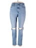 Madewell Hearts Blue Jeans Size 30 - photo 1