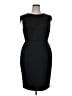 Calvin Klein Solid Black Cocktail Dress Size 14 - photo 1