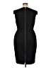 Calvin Klein Solid Black Cocktail Dress Size 14 - photo 2