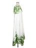 AaKaa 100% Polyester Green Casual Dress Size XS - photo 4