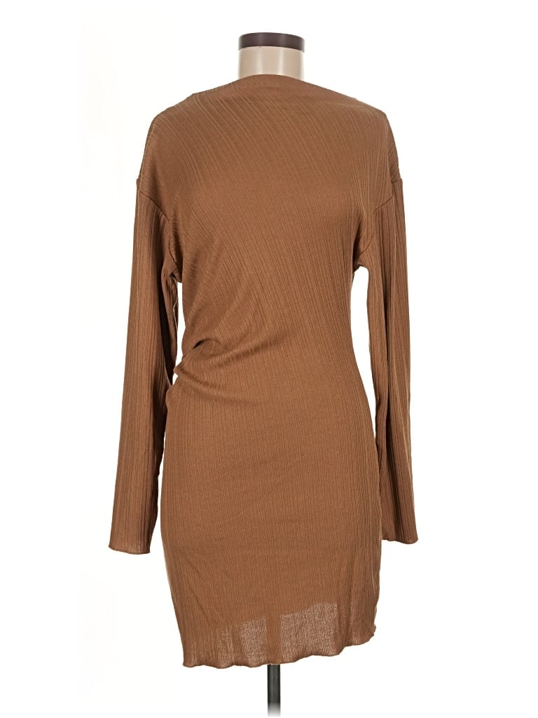 Pre-owned Divided By H&m Casual Dress In Brown