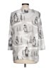 Alfred Dunner Gray 3/4 Sleeve Top Size L - photo 2